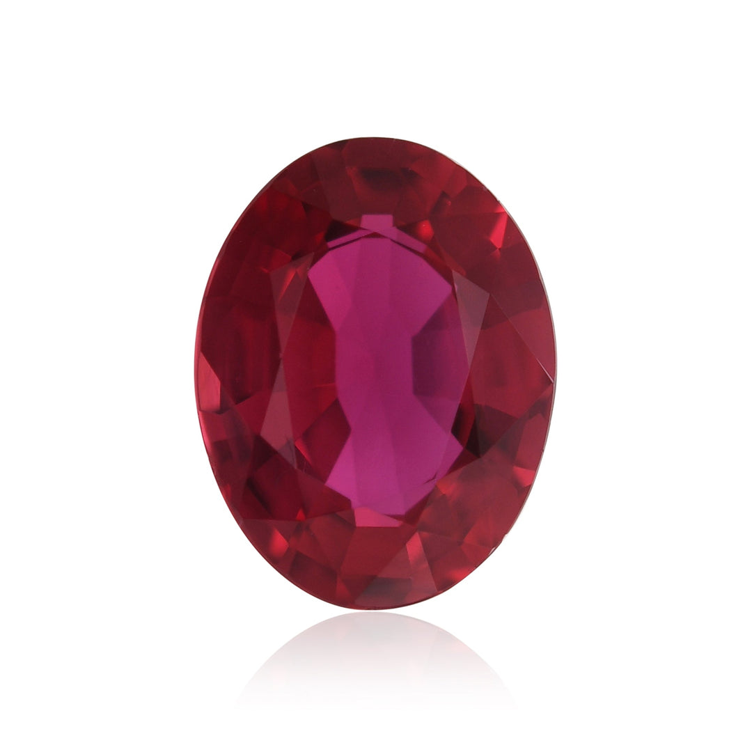 1.21 Carat Red MOZAMBIQUE Oval Ruby CD