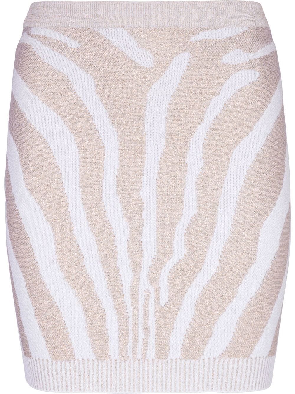 Balmain Zebra Print Skirt