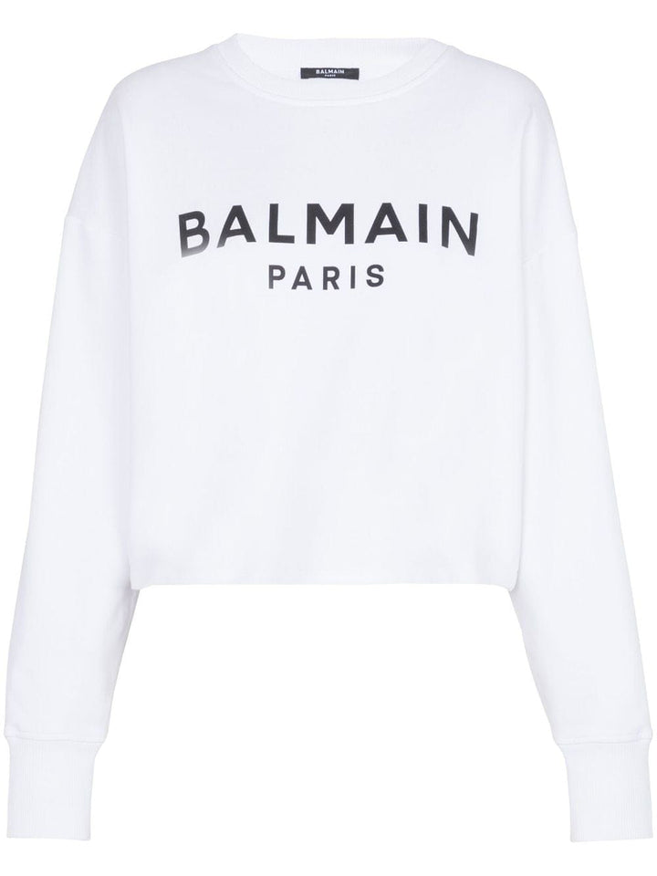 Topwear M Balmain Cotton Logo Sweater Brand