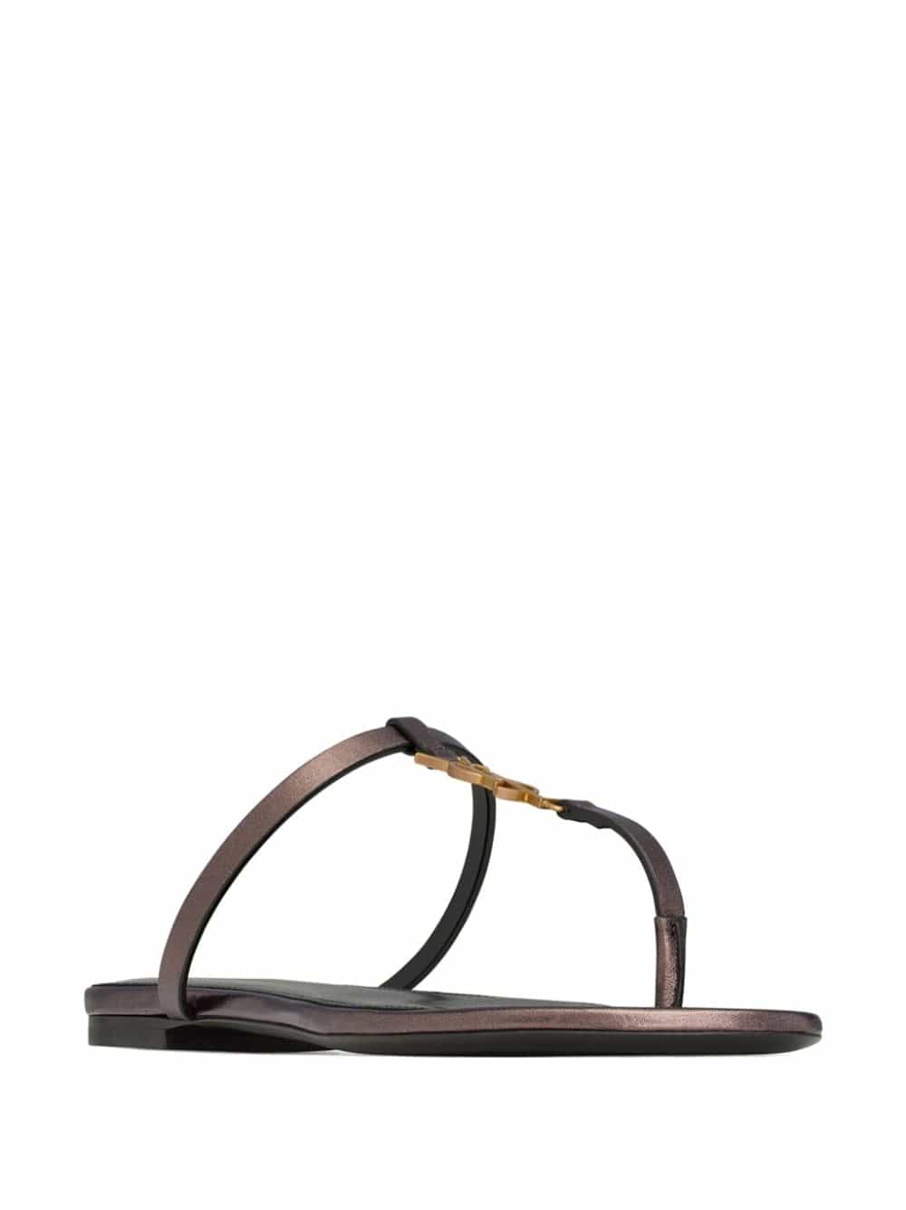 Sandals 36.5 Saint Laurent Sandals Brown Brand
