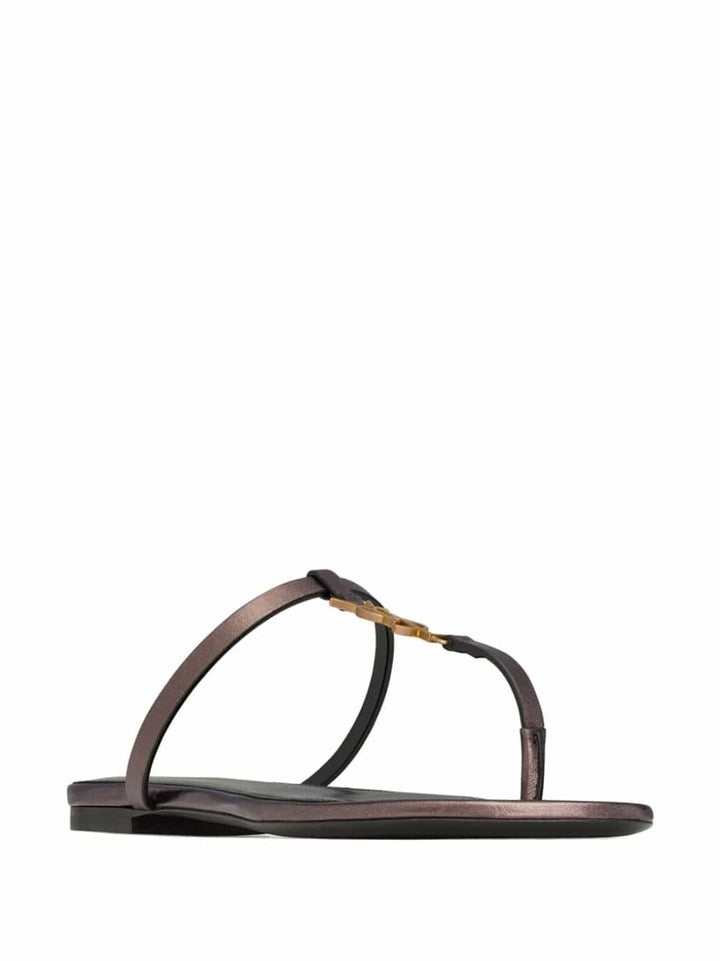 Sandals 36.5 Saint Laurent Sandals Brown Brand