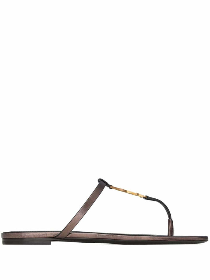 Sandals 36.5 Saint Laurent Sandals Brown Brand