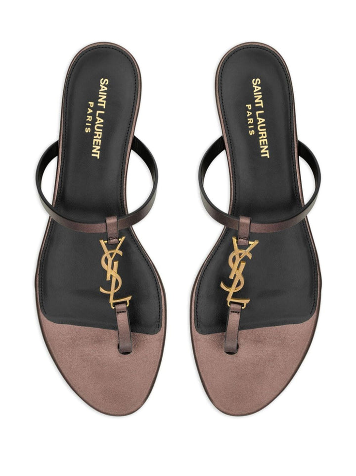 Sandals 36.5 Saint Laurent Sandals Brown Brand