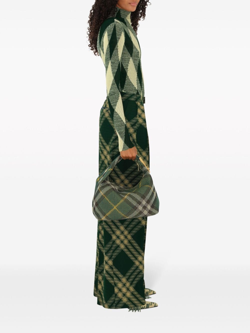 Handbag UNI Burberry Handbag Green Brand