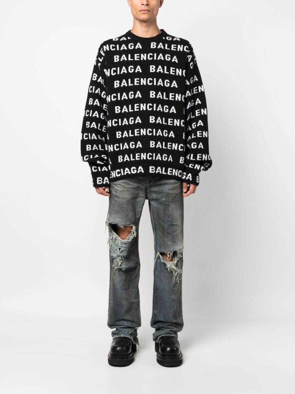 Topwear S Balenciaga Sweaters Black Brand