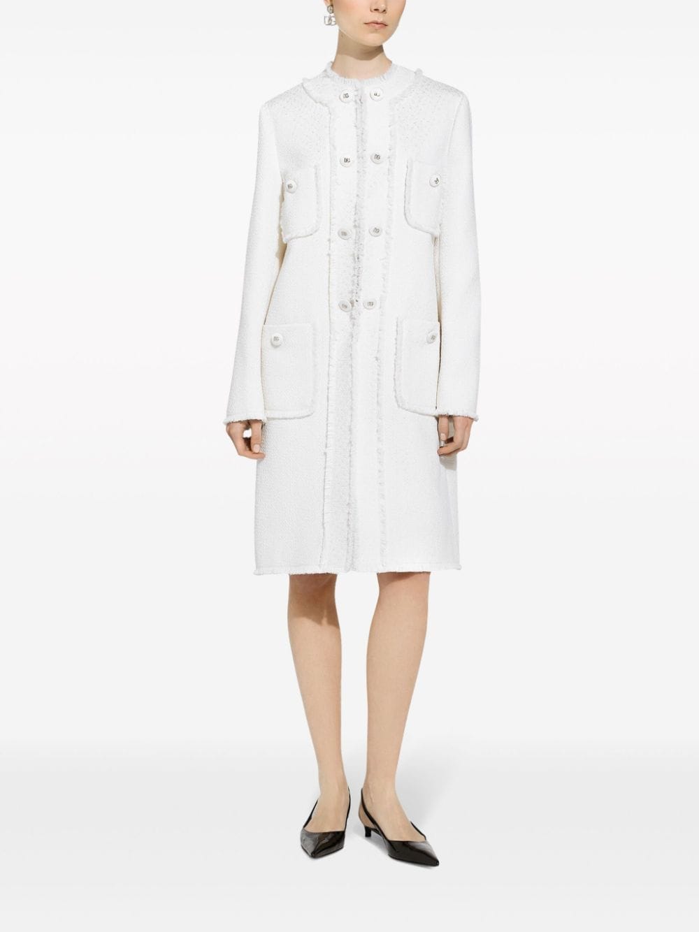 Jackets 44 Dolce & Gabbana Coats Cream Brand