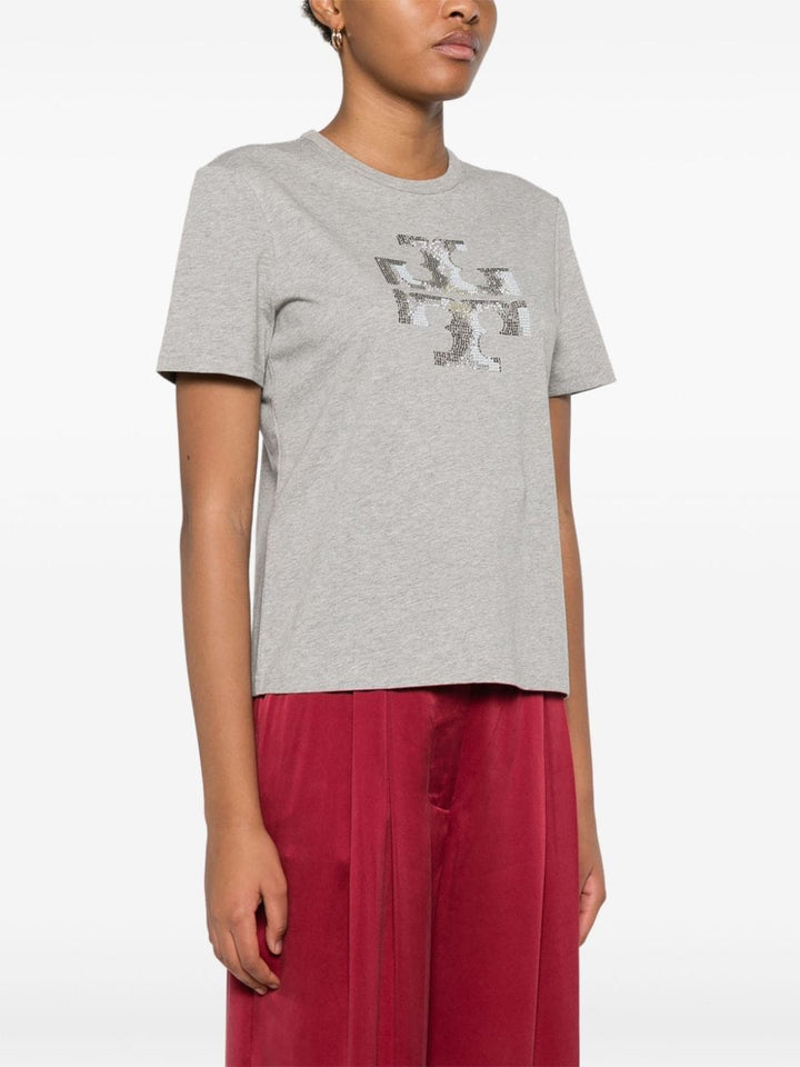 Topwear XS Tory Burch T-shirts and Polos Grey Brand