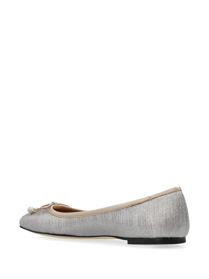 Flat Shoes 35 Jimmy Choo Flat shoes Silver Bow Brand