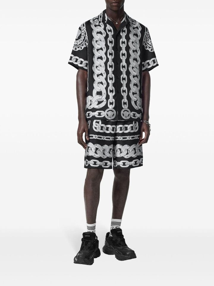 Short trousers Versace Shorts Black Brand