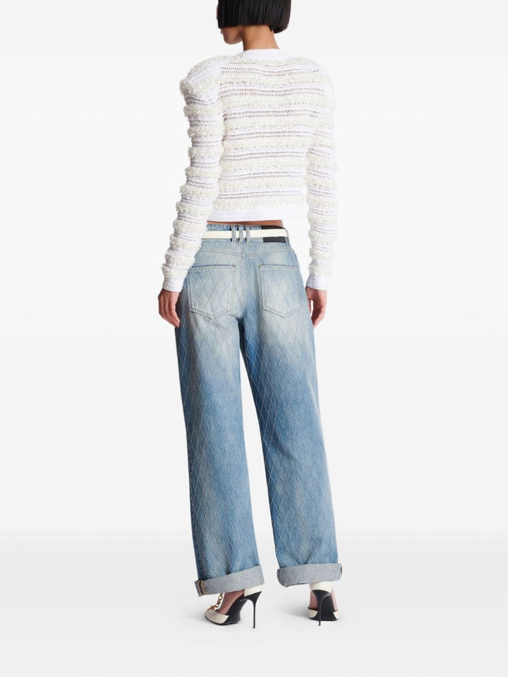 Topwear Balmain Sweaters White Brand