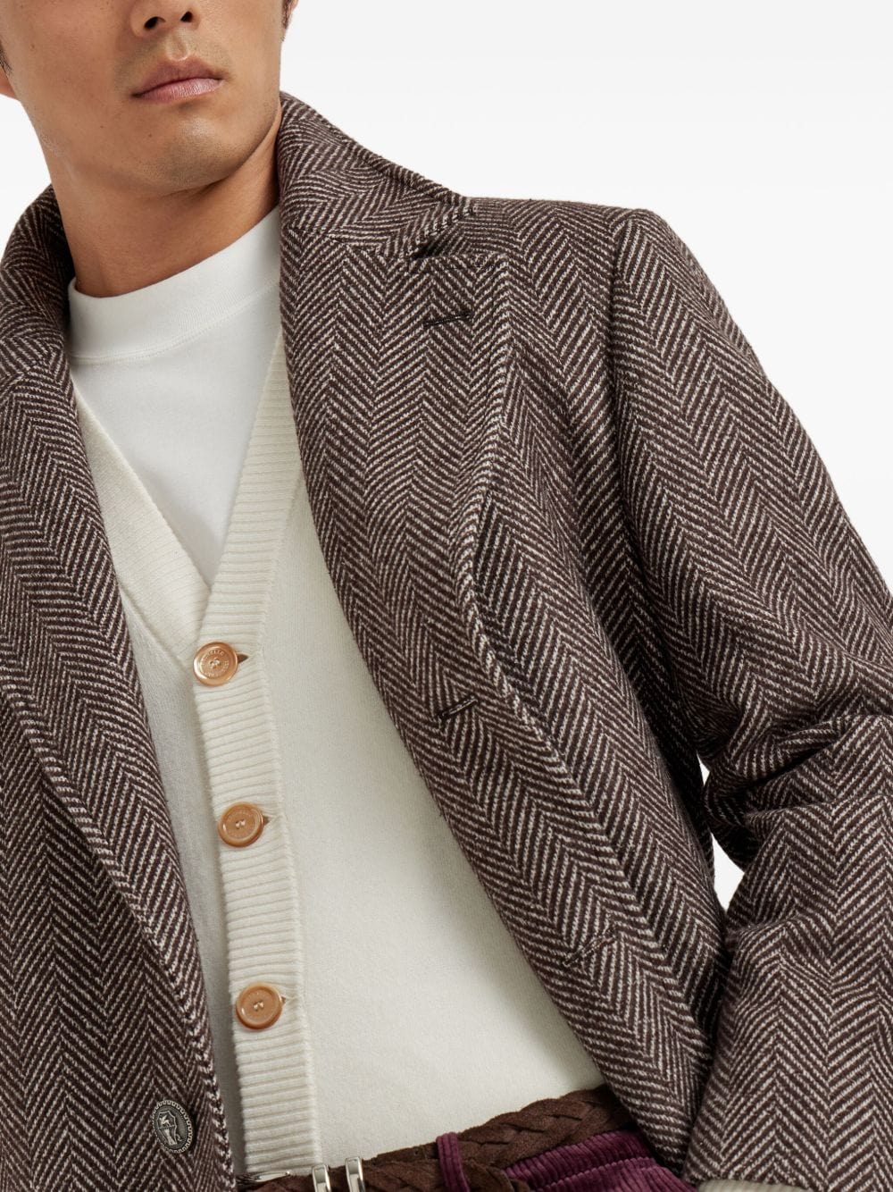 Jackets 48 Brunello Cucinelli Coats Brown Brand