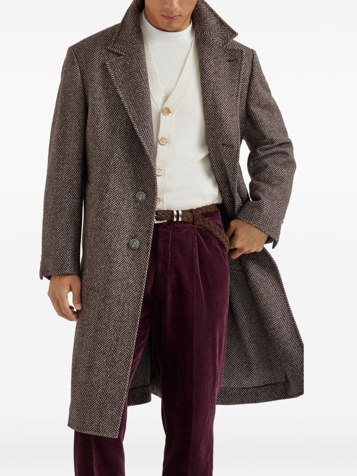 Jackets 48 Brunello Cucinelli Coats Brown Brand
