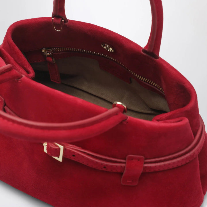Manu Atelier - Le Cambon 25 red suede bag