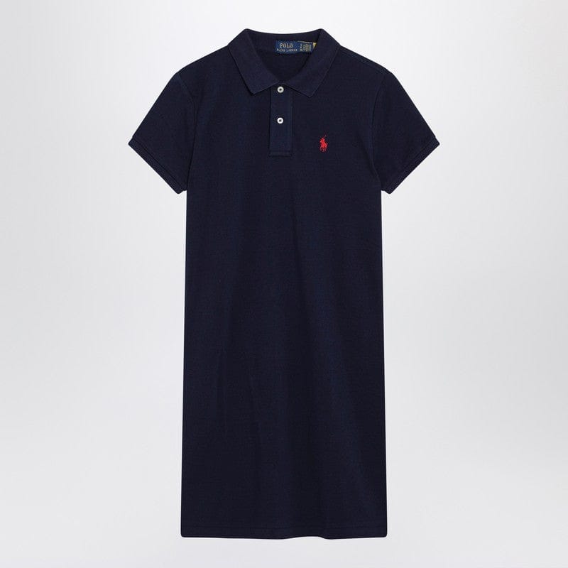 Dresses Polo Ralph Lauren - Mini abito a polo in cotone blu navy - S Brand