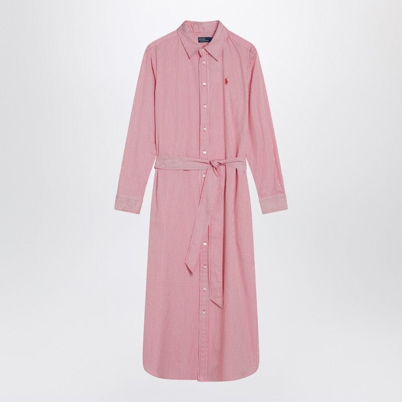 Dresses Polo Ralph Lauren - Red and white striped shirt dress - 6 US Brand