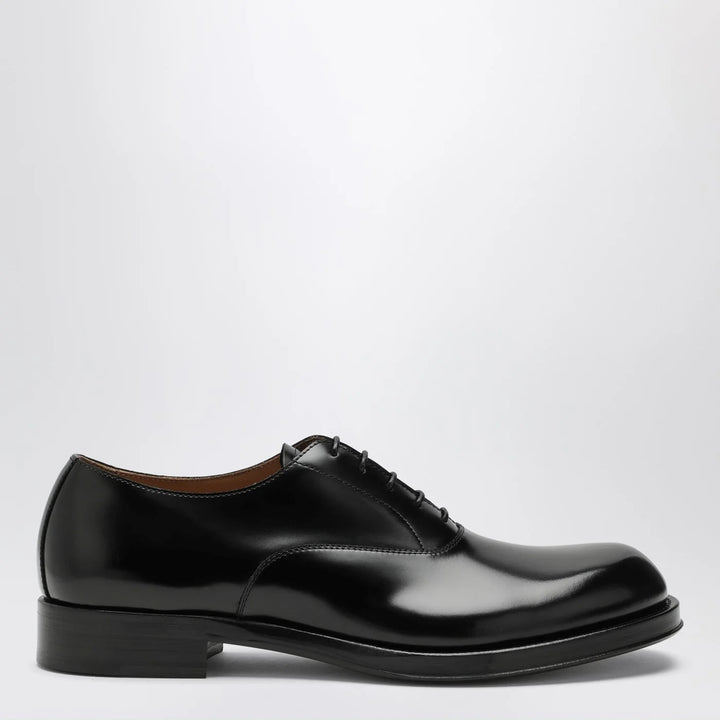 Dries Van Noten - Black lace-up shoes in leather
