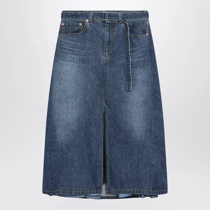 Sacai - Denim skirt in blue cotton