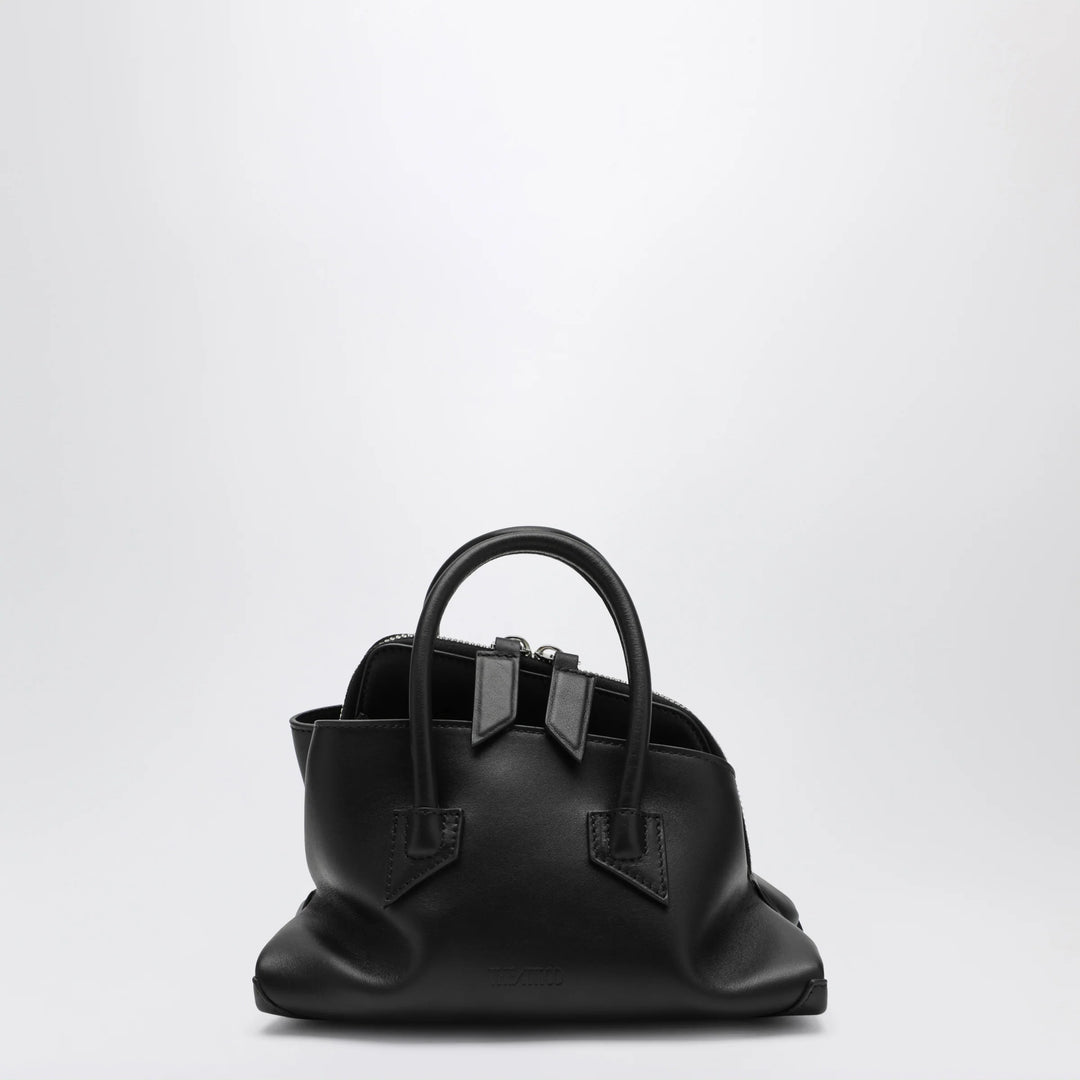 The Attico - Black leather La Passeggiata Mini bag