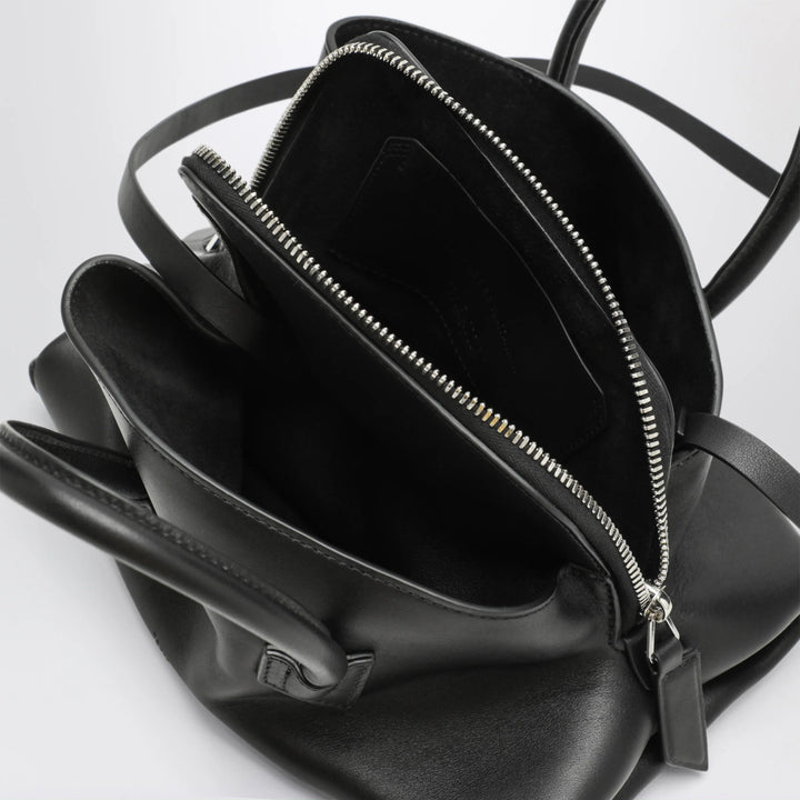 The Attico - Black leather La Passeggiata Mini bag