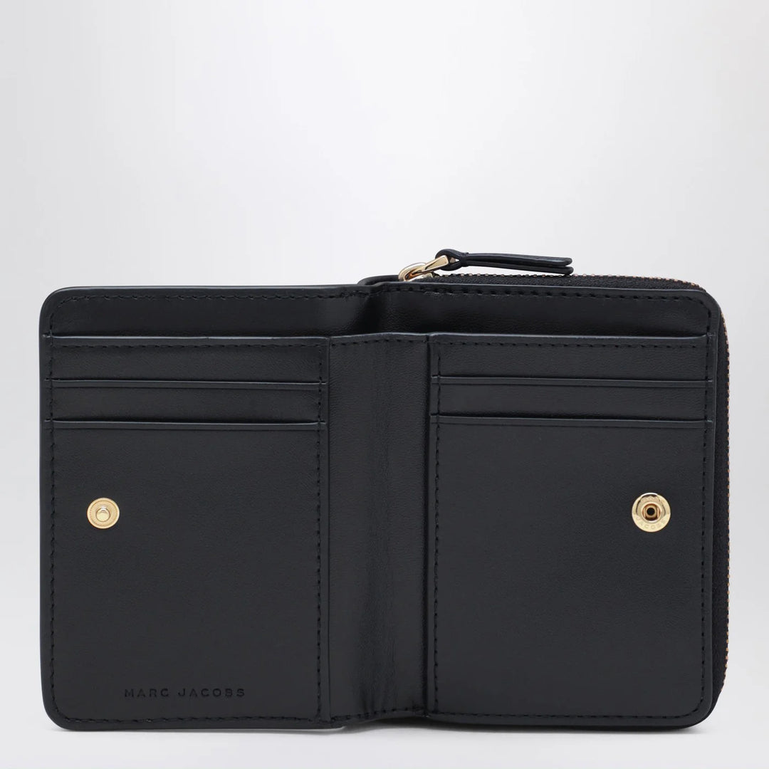 Marc Jacobs - Mini black full-grain leather wallet