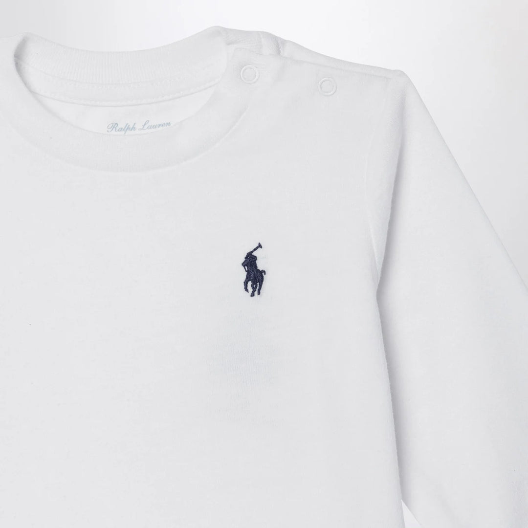 Polo Ralph Lauren - White cotton jersey with logo