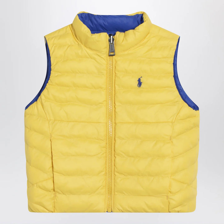 Polo Ralph Lauren - Reversible padded vest in sapphire blue/yellow