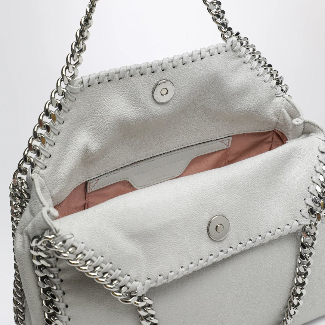 Stella McCartney - Pearl grey Falabella mini tote bag