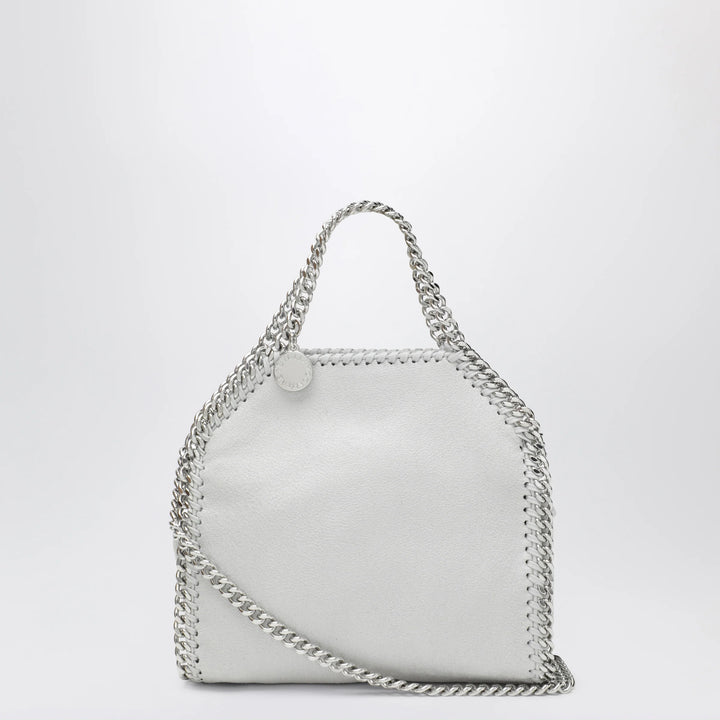 Stella McCartney - Pearl grey micro Falabella tote bag