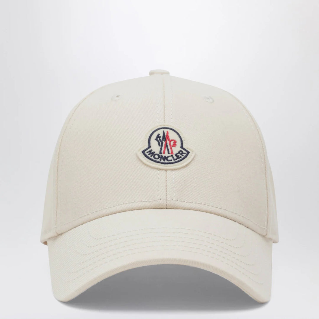 Moncler - Beige baseball cap with logo