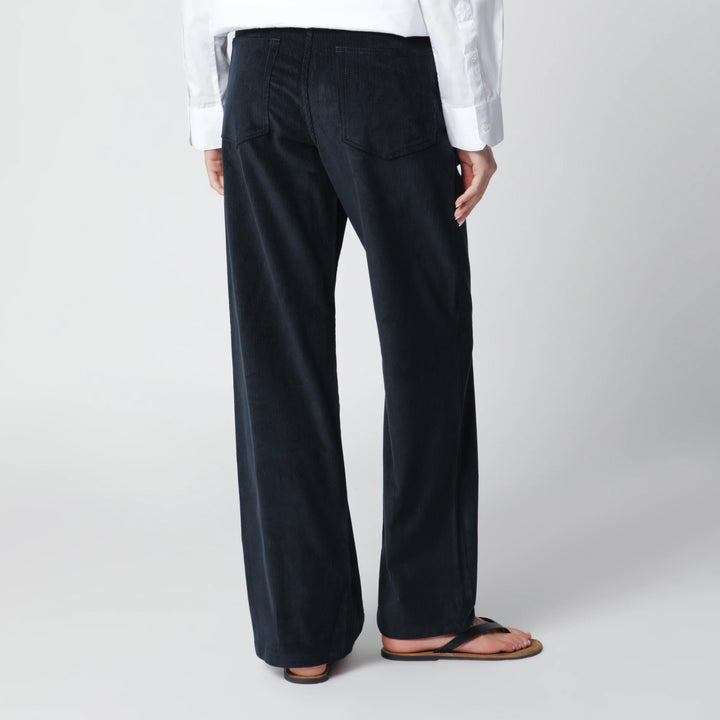 Róhe - Midnight Blue Corduroy Trousers