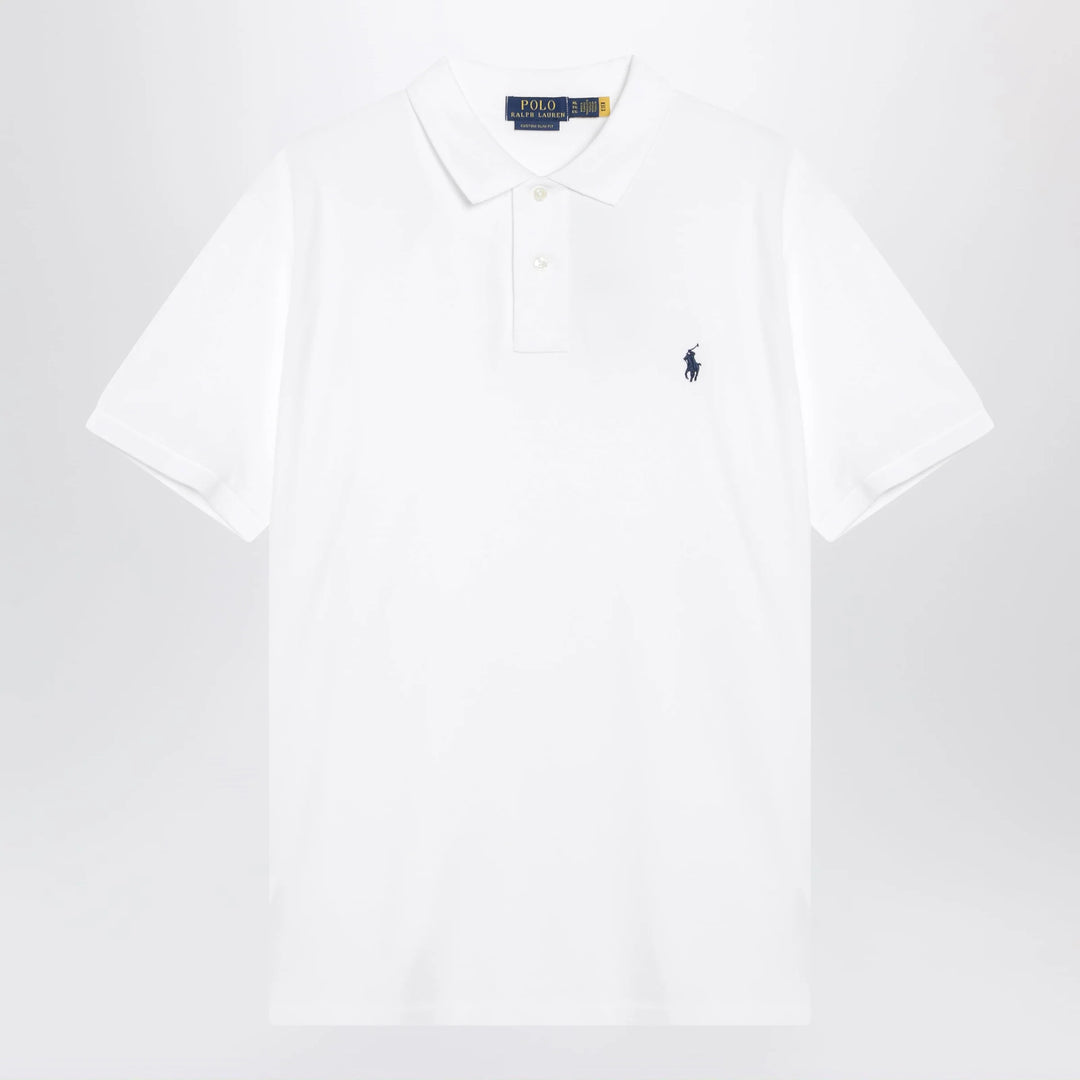 Polo Ralph Lauren - White cotton Custom Slim-Fit polo