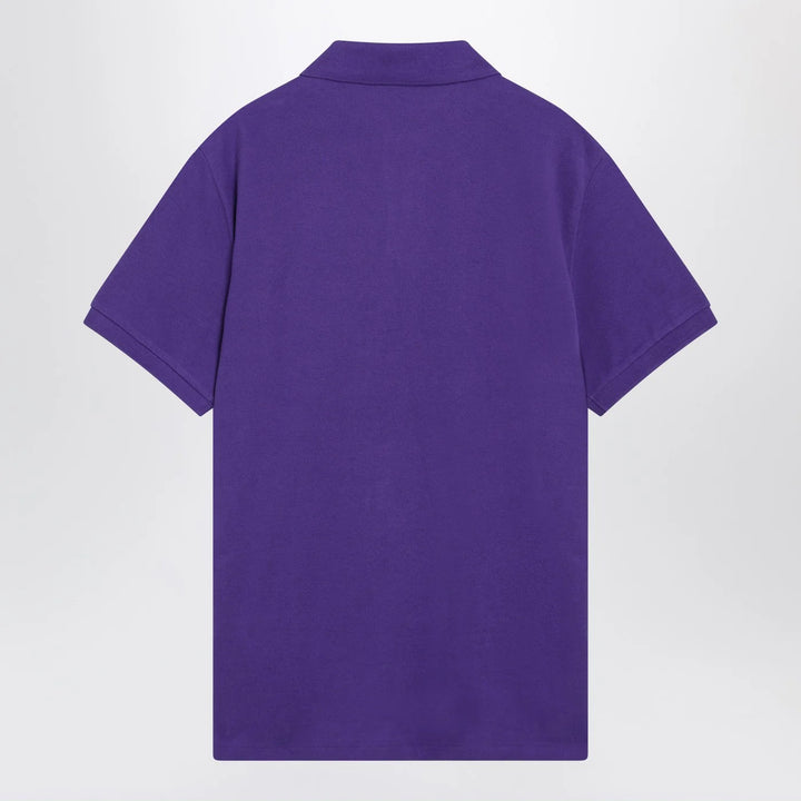 Polo Ralph Lauren - Purple cotton Custom Slim-Fit polo shirt