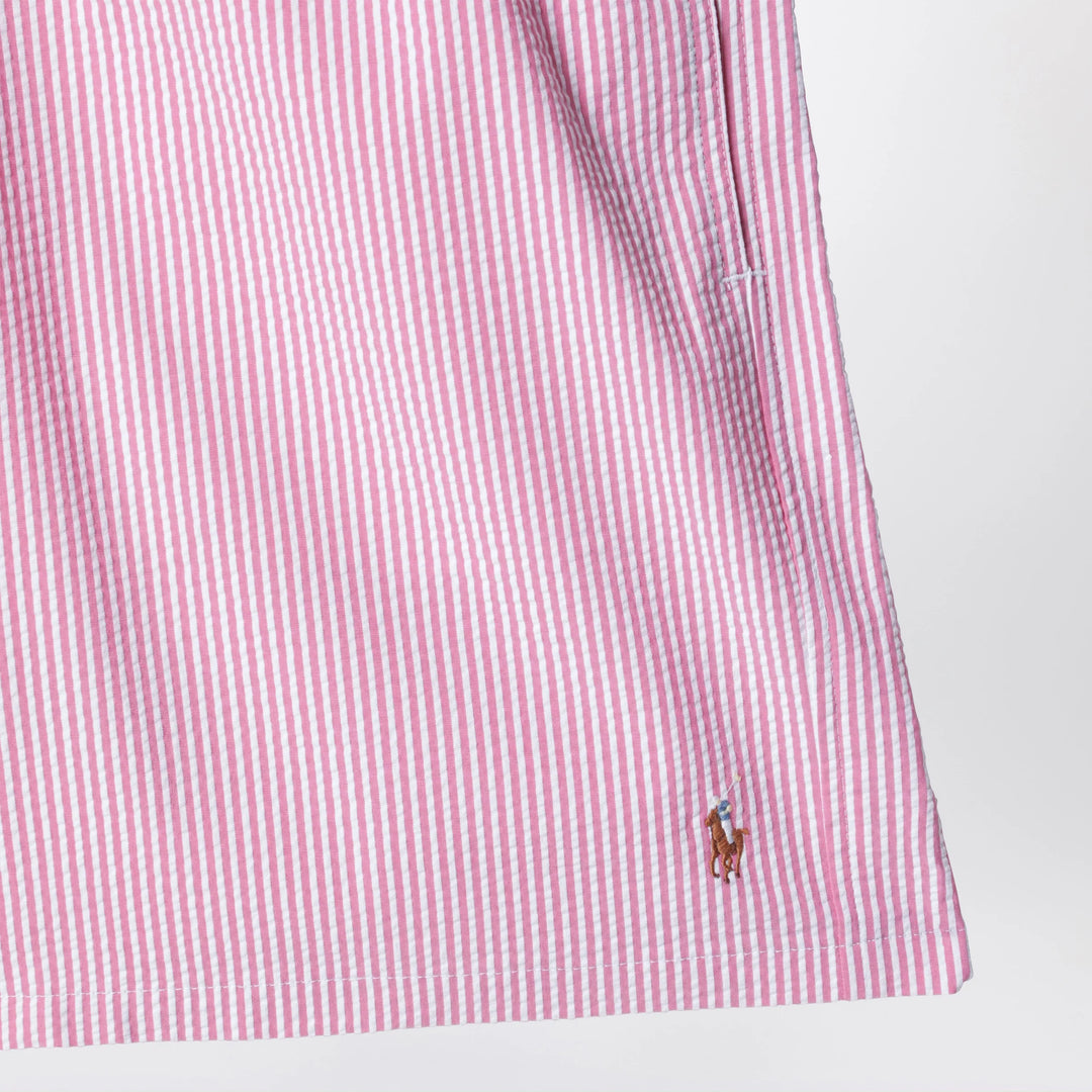 Polo Ralph Lauren - Traveler striped white/pink swim shorts