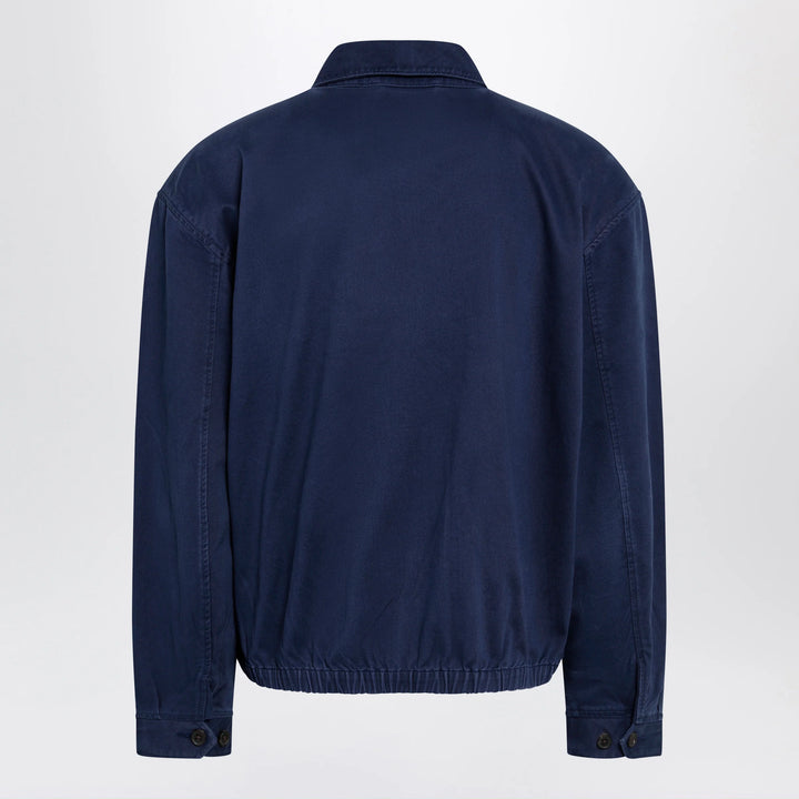Polo Ralph Lauren - Navy blue zip-up jacket in cotton