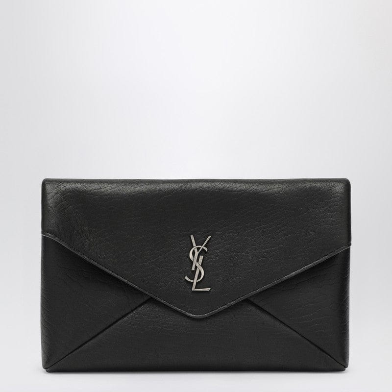 Handbags, Wallets & Cases Saint Laurent - Cassandre large black Envelope clutch bag with logo - One size Brand