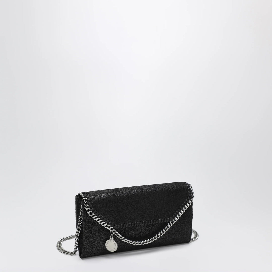Stella McCartney - Falabella black crossbody wallet