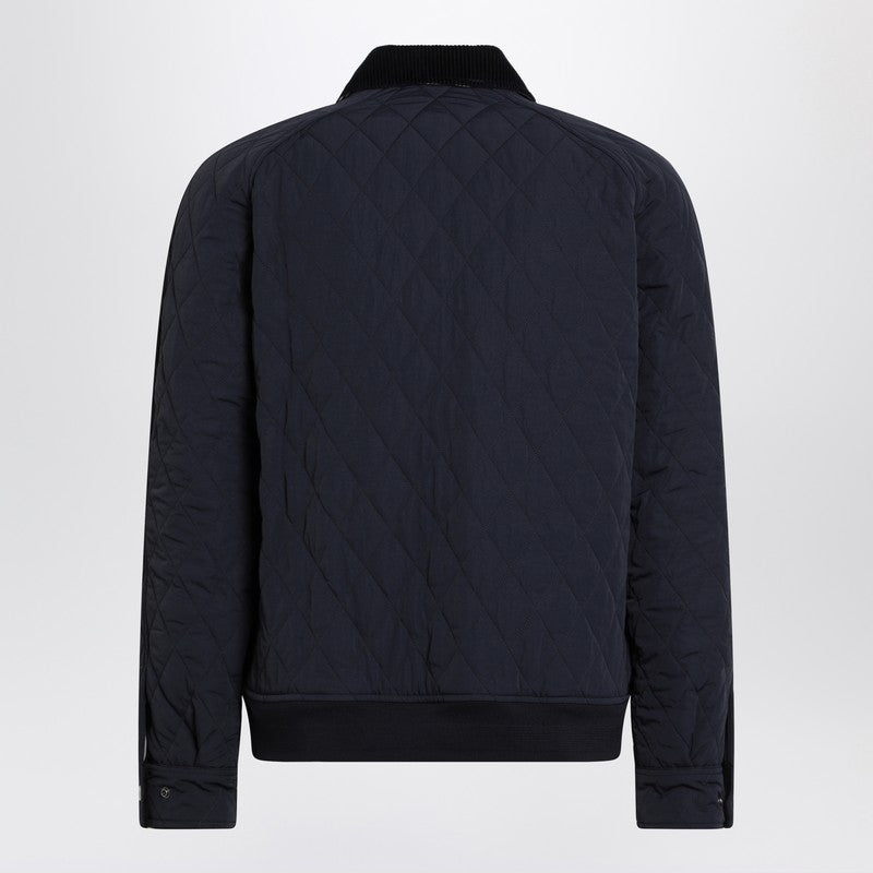 Burberry Quilted Jacket Navy Blue in Nylon
