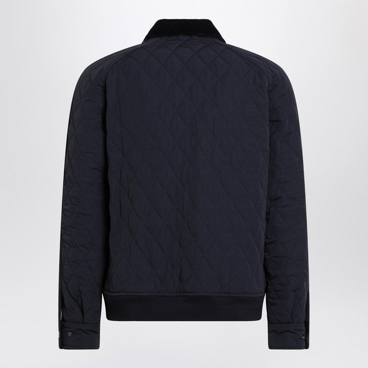 Burberry Quilted Jacket Navy Blue in Nylon