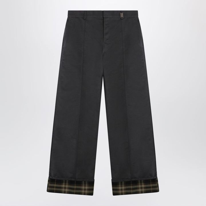 Burberry Ash coloured trousers with lapels