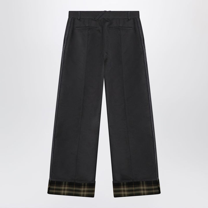 Burberry Ash coloured trousers with lapels