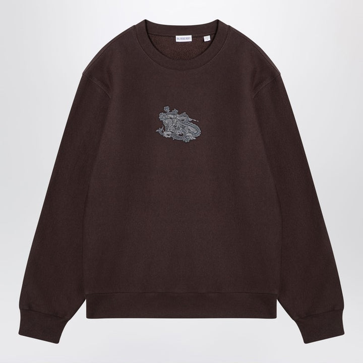 Burberry Brown crewneck sweatshirt with logo