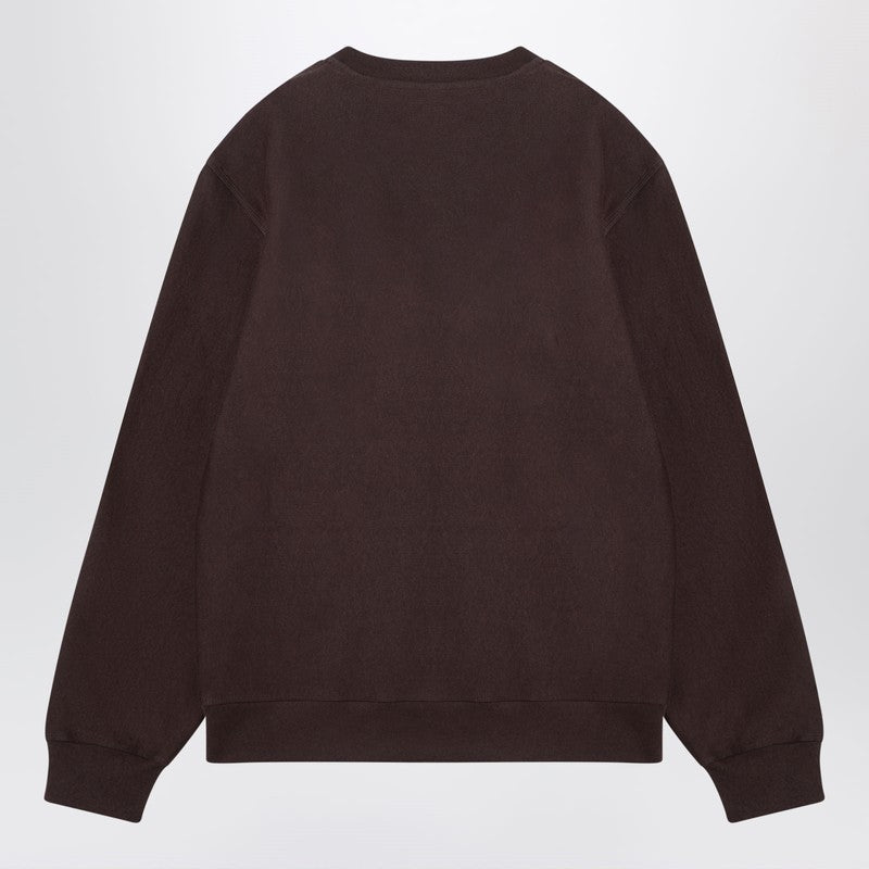 Burberry Brown crewneck sweatshirt with logo