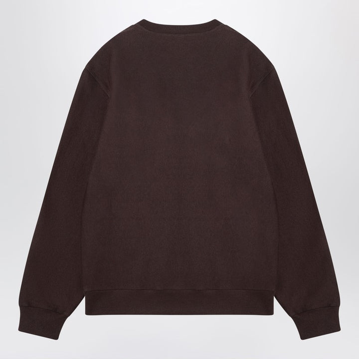 Burberry Brown crewneck sweatshirt with logo