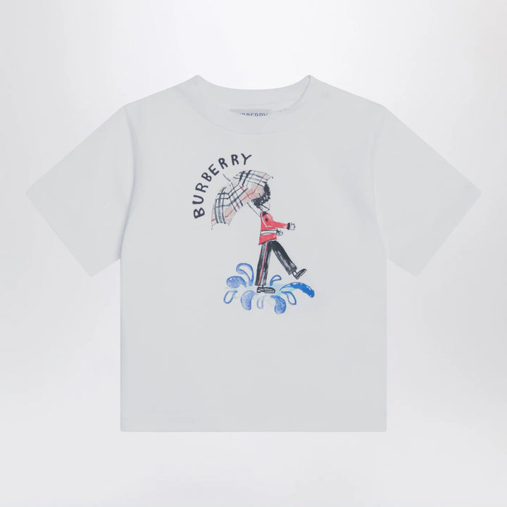 Burberry - White T-shirt with logo print