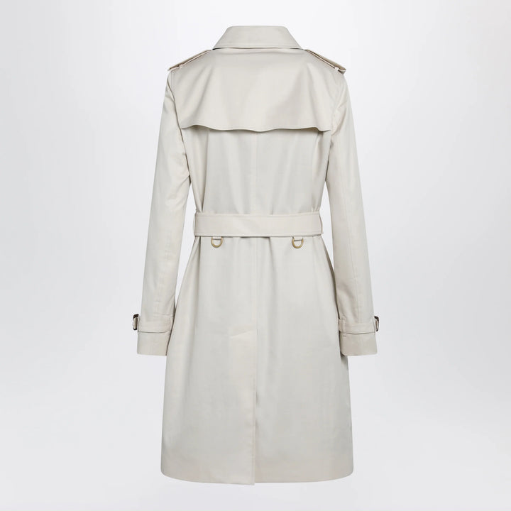 Burberry - Kensington mid-length tropical gabardine trench coat, beige