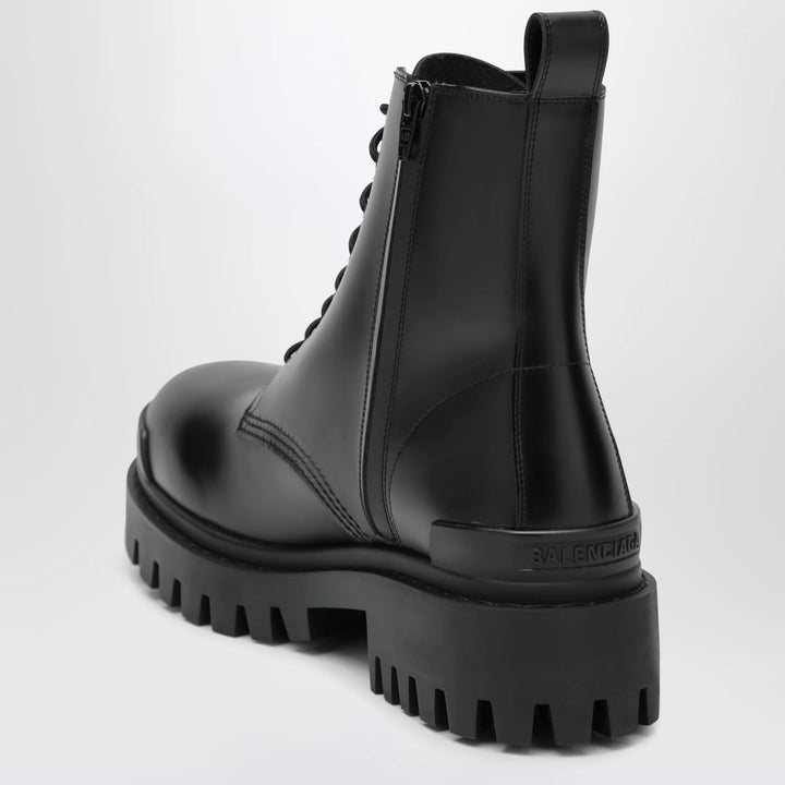 Balenciaga - Black Combat leather boots