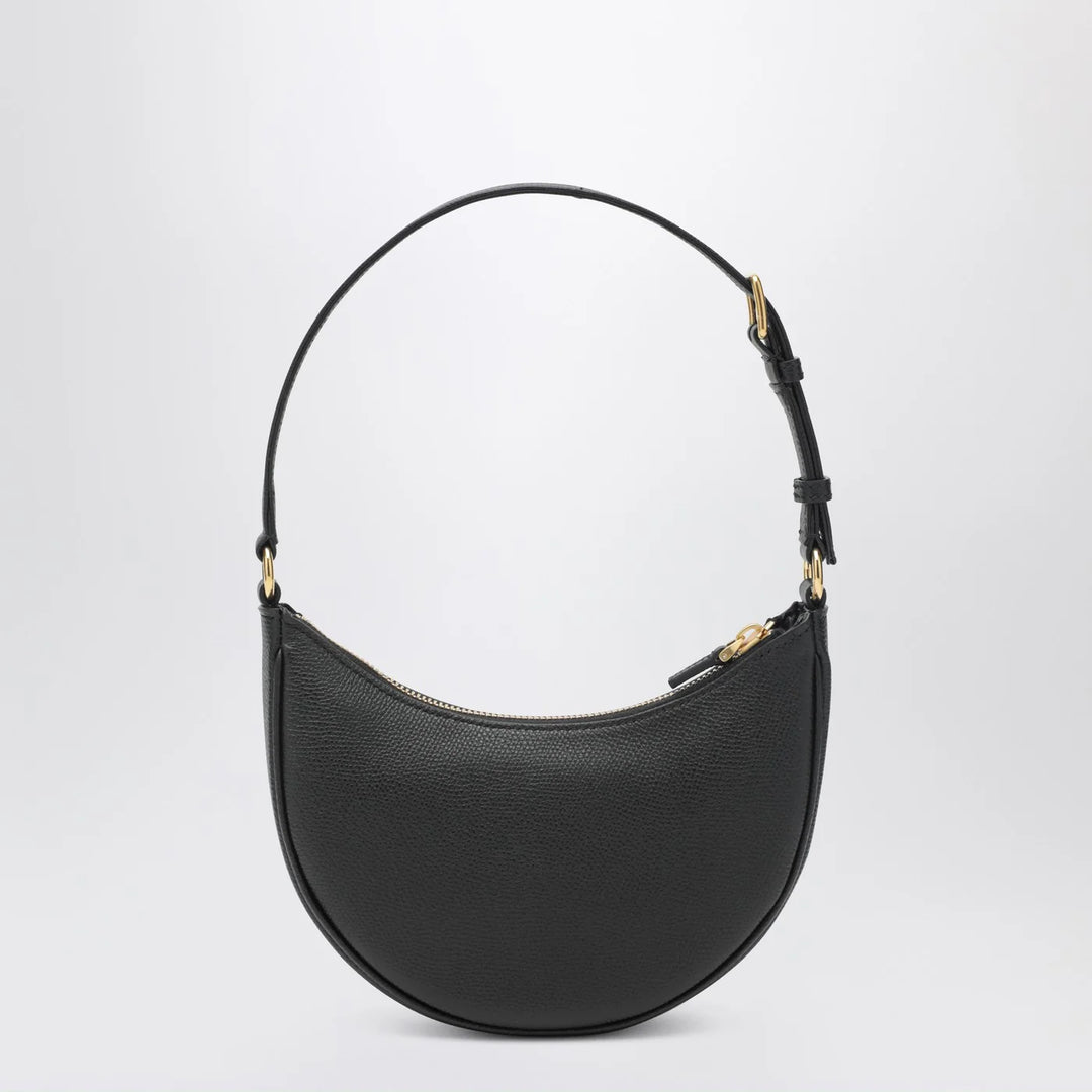 Valentino Garavani - Vlogo Signature Mini Hobo bag in black leather
