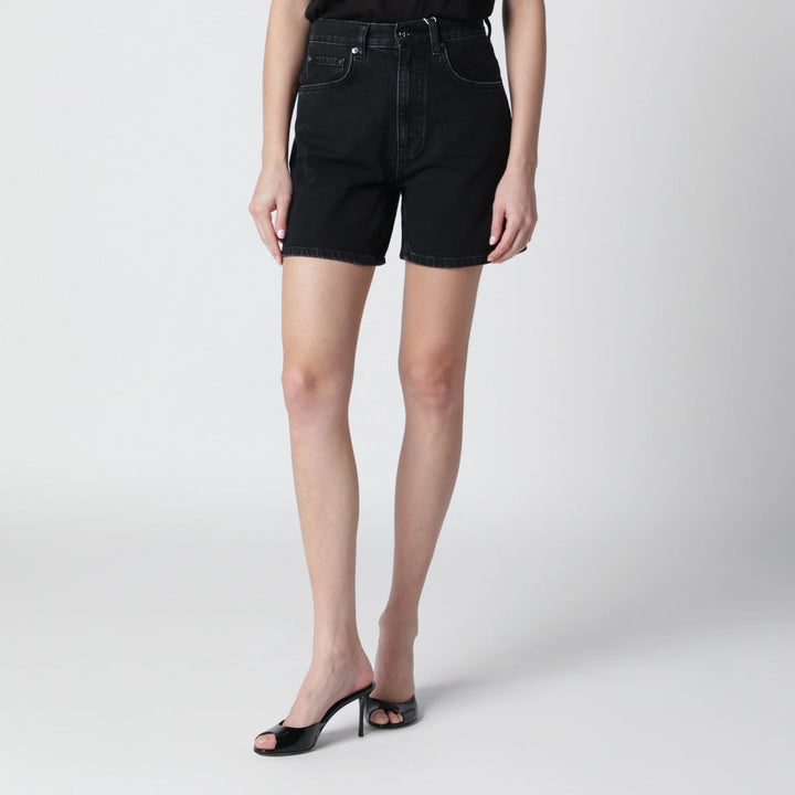 ANINE BING - Delaney shorts in vintage black denim