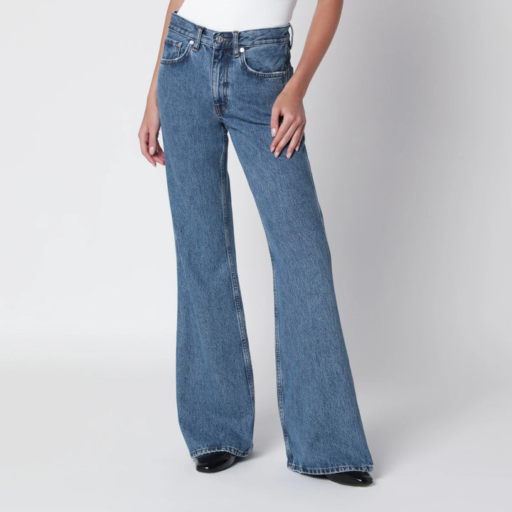 ANINE BING - Wyatt flared jeans in Freshwater Blue wash