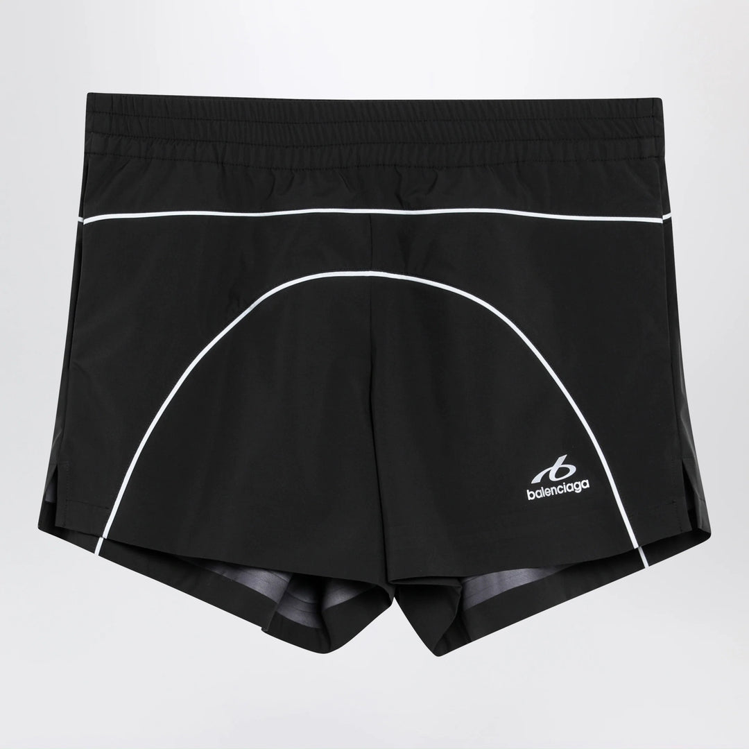 Balenciaga - Techwear shorts in black technical fabric